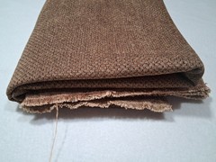 Upholstery Fabric Remnant Tweed Boucle Rust Olive Brown 54″ x 73″ End of Roll