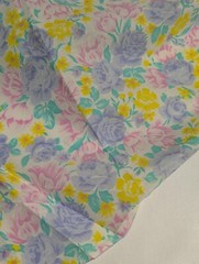 Bundle of Two Pastel Spring Floral Fabrics – Over 5 combined yards