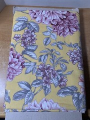 2 Better Homes & Garden 100% Cotton 72 x 45, 4 Yard Yellow Floral Homedec Fabric