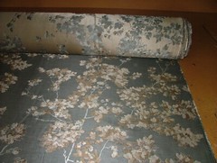 Romo Sakuya Gunmetal Silk Wool Blend Jacquard Curtain Fabric PM