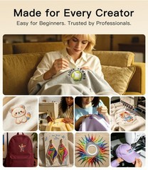 AAA-Grade Polyester Embroidery Thread, 50 Colors, 40WT, 550 Yards Each, [Top …