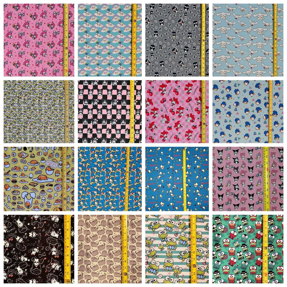 HK FRIENDS 1 YARD FABRIC (36″x58″) – DIFFERENT PATTERN SELECTIONS (BRAND NEW)