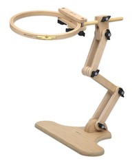 Adjustable Embroidery Table Stand with Swivel Holder, Cross Stitch Naturel