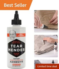Bish’s 6oz Instant Adhesive: Non-Toxic, Strong Bond for Fabric & Leather Repairs