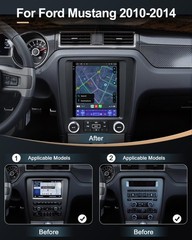 9.7″ Car Radio Upgrade for Ford Mustang 2010 2011 2012 2013 2014,Wireless Car…