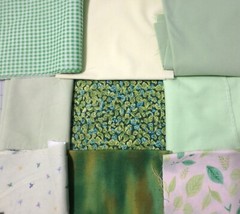 5 lb 9 oz Box of Assorted Fabric Scraps – Yellows & Greens FSBTB119