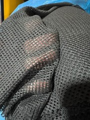 Black Sport Mesh Netting In 10 Yard Cuts Mesh Pattern, 60″ Wide MADE IN THE USA