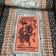 Vintage Victorian Sewing Time #7 Girl at Machine 7×10 Craft Quilt Fabric Block