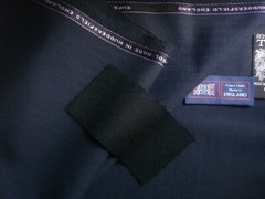 45% WOOL & 55% POLYESTER SUITING/JACKETING FABRIC MADE IN ENGLAND = 3.4 m.