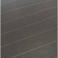 Black White Pinstripe Wool Fabric 60″ Wide 2.875 Yards Suiting Tailoring