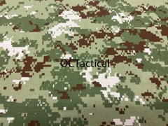 Kuwaiti Green Digital Camo 50/50 NYCO MilSpec Fabric By theYARD
