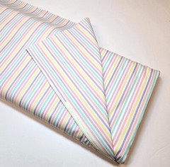 P&B Textiles Stripe in Pink Children’s Prints Cotton Quilting Fabric HALF YARD