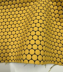 Designtex Loop To Loop, Lemon Drop, 7y12in, Upholstery w/ Functions, Bold Dots