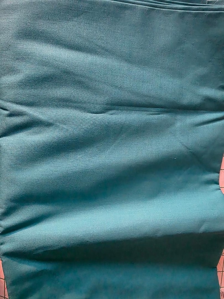 Teal Cotton Fabric. BTY