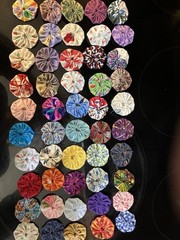 50 Yoyos Lot Mixed Colors 1.5” Cotton
