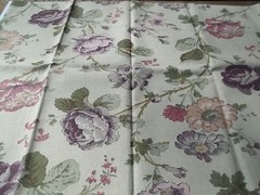 Purple & Pink Flowers Print Material Floral Printed Fabric 55″ x 21″ MT102
