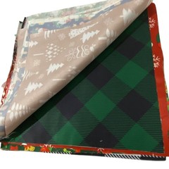 Christmas Holiday Fabric Squares Novelty Classic Prints 9.75″ Sewing Quilting