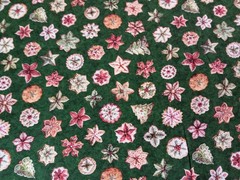 Cotton Quilt Sew Fabric Digital Print CHRISTMAS COOKIES Soft Brushed Cotton BTY