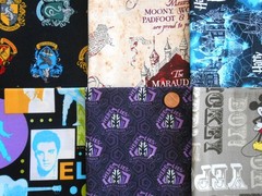 Celebrity TV Show Movie Character Fat /Long Quarter 1/2 Yard Quilt Fabric Bundle