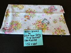 Boots & Blooms Fabric By Sillier Than Sally For P & B Textiles 1 Yd x WOF