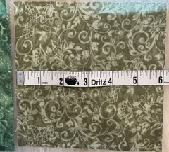 Junk Journal Fabric Lot Moda Grunge Christmas Red Green Scrap Quilting 16pc