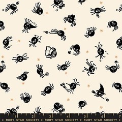 4 Fat Quarters Ruby Star Society “Freaky Familiars” Halloween Quilt Cotton