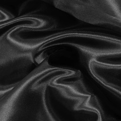 KKJIAF Black Satin Fabric, 63″ Wide Shiny Silky Fabric for Dress, Shirts, Table
