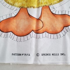 Spring Mills Cut-Out CHICKADEE Fabric Panel – Uncut VTG #7571