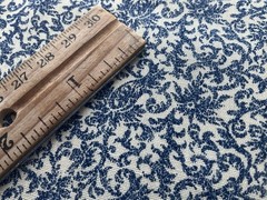 Cotton Fabric Tiny Blue Plant Classic Cottons 44”x 30” 282