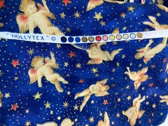 Christmas Fabric Lot of Cut Cloth – 1 Pound 11 Ounces – About 6 Plus Yards