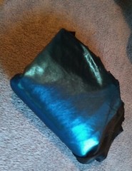 CANDY APPLE BLUE NYLON LYCRA SPANDEX REVERSIBL 2 WAY STRETCH 6 YARDS LONG 42″W
