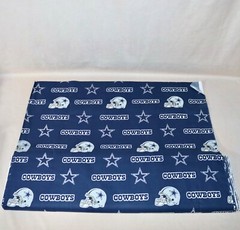 Dallas Cowboys ~ Large Logo Pattern NFL Cotton Fabric 1/4 Yard 9” X 56” New