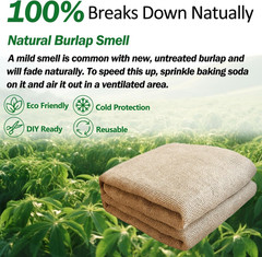 40″ X 40 Feet Burlap Fabric Roll 13 Yards – Burlap Fabric by the Yard for Tree