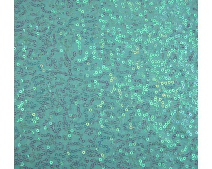 Luxury Sequin Dance Wear Stretch Fabric Material – BLUE PEARL