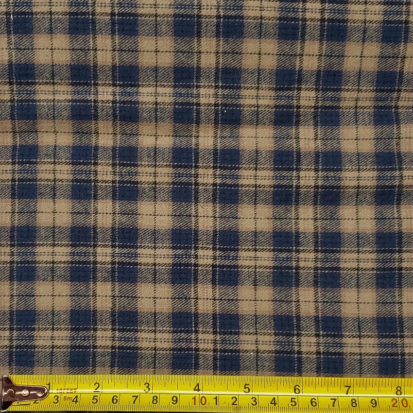 Flannel Plaid-Tartan 100% Cotton **Free Shipping**By Yard (36″X60″) Style-103