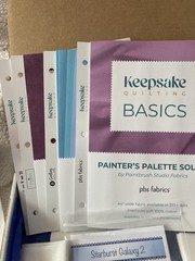 Keepsake Quilting Painter’s Palette Solids Cotton Swatch Cards Sample Book