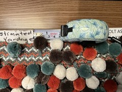 Pom Pom Sewing Fringe Cream Charcoal Teal Rust ~7yd Orginally $78 Hobby Lobby