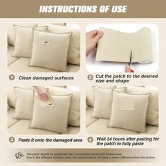 Versatile 16 x 79 Inch Waterproof Self-Adhesive Canvas Patch for Easy Repairs