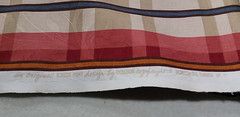 Striped Fabric Richloom Designer 53″ x 46″ Remnant Home Decor, Crafts, Quilting