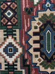 Fabric Upholstery Tapestry Kilim Bohemian Boho Tribal Southwestern 41″ L x 53″ W