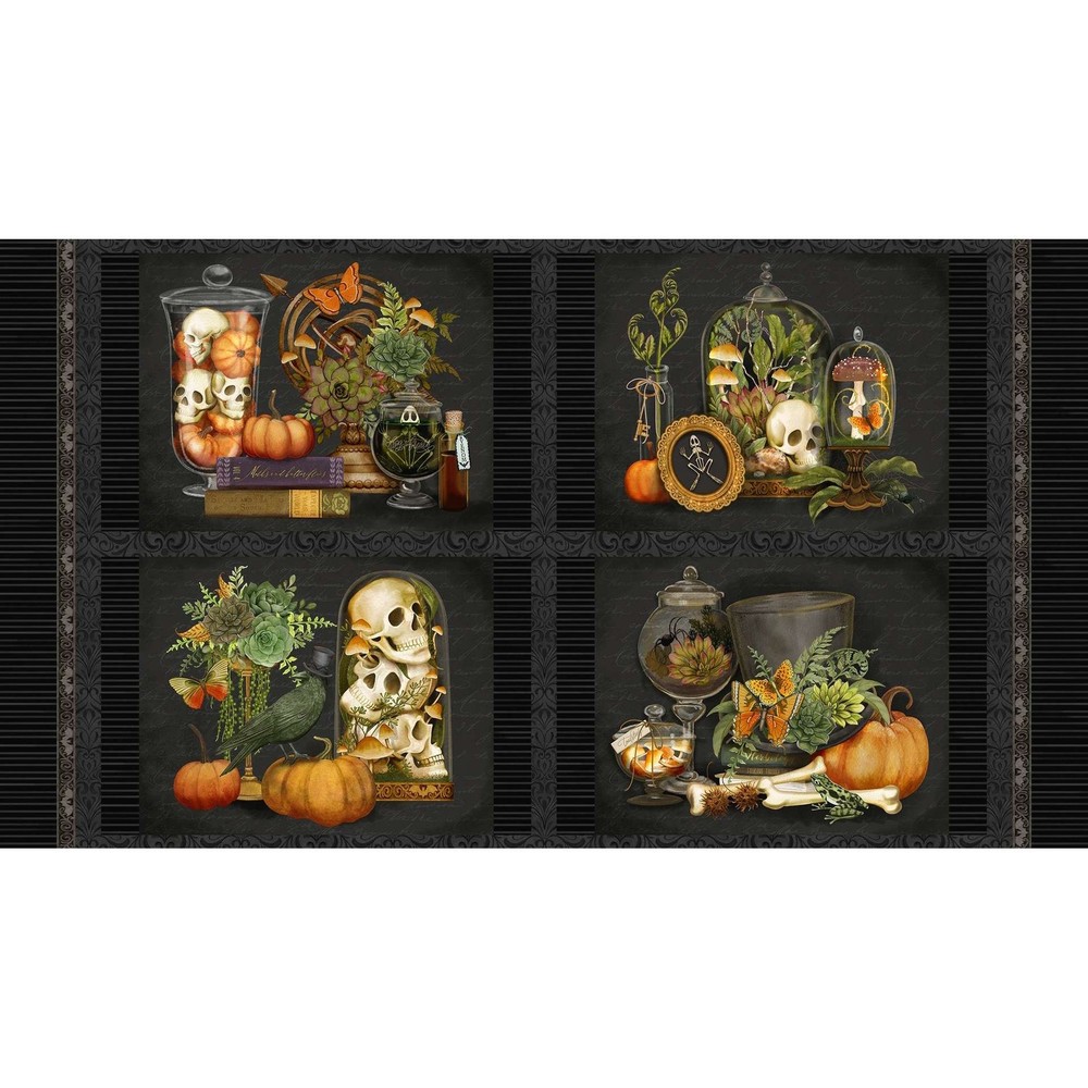 Lumin/White Owl – Dark Academia – 24.25″ Placemat/Craft Panel – Multi