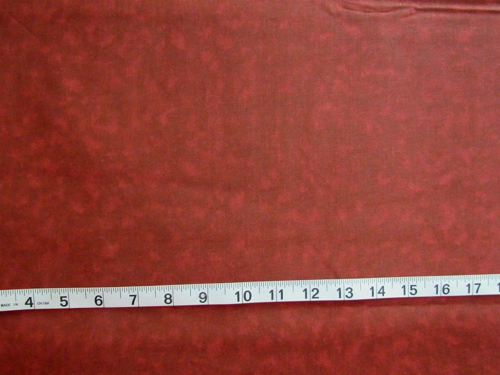 1 yd 108″ Wide Cotton Fabric “Blended” Dark Red & Burgundy