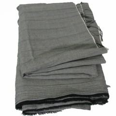 2-1/5 Yards x 62″ Wide Fabric Remnant Quality Menswear Ribbed Stripe, Pristine