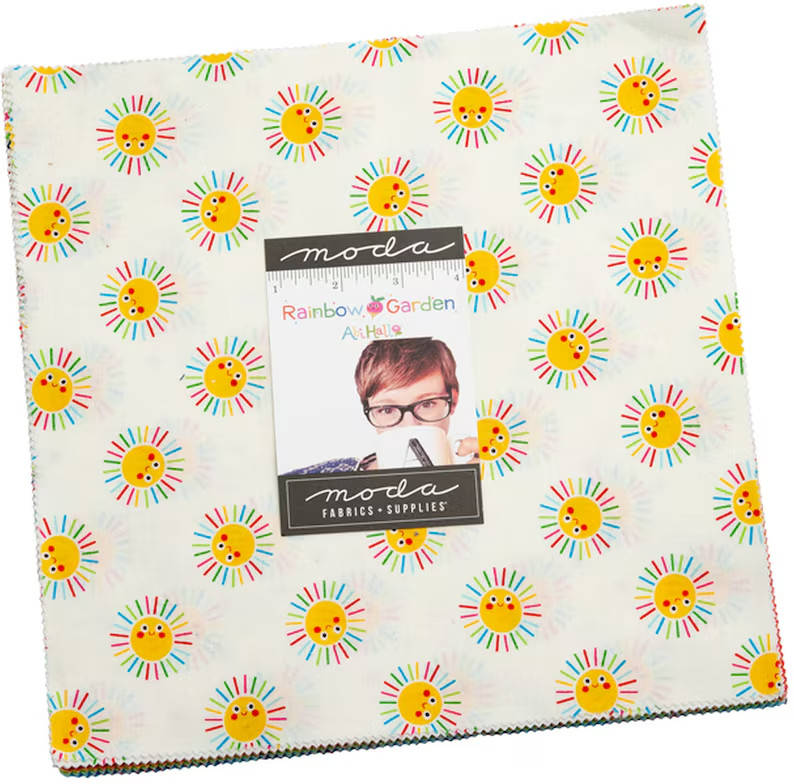 Moda RAINBOW GARDEN by Abi Hall Layer Cake