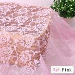 Lace fabric 50cm*150CM Rose flower Clothing/Curtain/Mosquito net/HomeTextile DIY