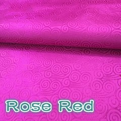 Chinese Cloud Printed Satin Silk Fabric Cloth Costume Cheongsam Upholstery DIY