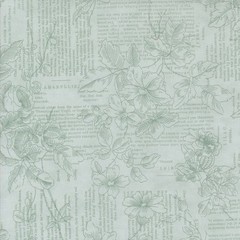 Muse By 3 Sisters For Moda – Sky Tonal Floral #44392-12