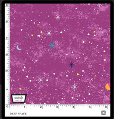 Deep Space~Purple~Lost in Space~Planets Solar System Fabric~DC10817~BTY