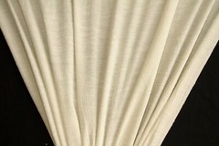 Discount Fabric OPEN WEAVE DRAPERY Cream Slub