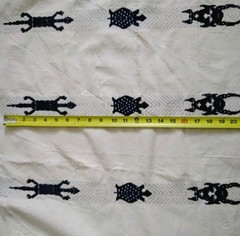 Aztec Woven Cotton Fabric Salamander Turtle Scarub Beetle 96×60″ Heavy Weight